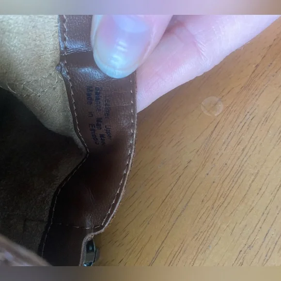 Brown leather naturalizer ankle booties - Picture 12 of 12